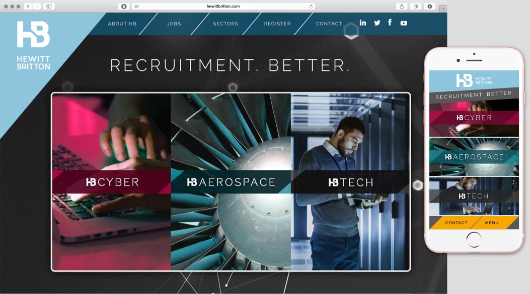 Fresh & unique recruitment site