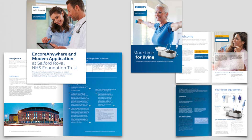 B2B and B2C Print Materials for Philips