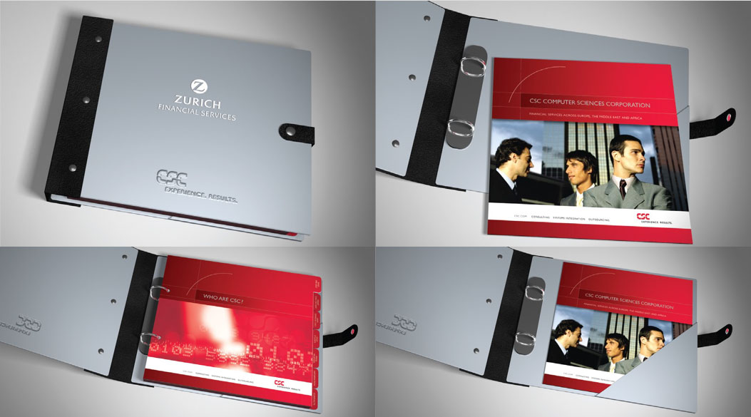 3d visualisation – bespoke anodised aluminium binder